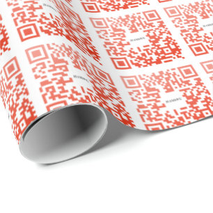 Presente Papel de envolvimento de HAMbWG - design vermelho