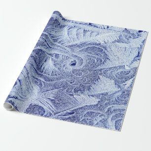 Presente Papel de envolvimento de linho do fosco, 30" x 15'