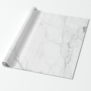 Presente Papel de envolvimento de mármore branco bonito,