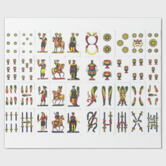 Presente Papel de envolvimento de Napoletane do carte