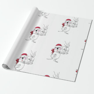 PRESENTE PAPEL DE ENVOLVIMENTO DE NATAL DE ROTTO ROXIE