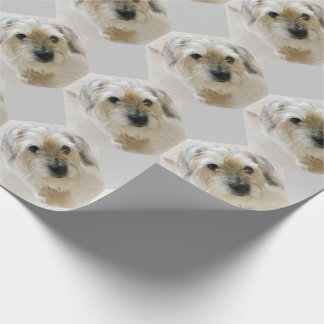 Presente Papel de envolvimento de Terrier de beira