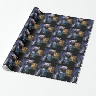 Presente Papel de envolvimento de Wiccan