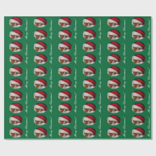 Presente Papel de envolvimento descuidado do Natal de