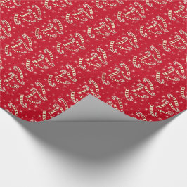 Presente Papel de envolvimento do bastão de doces