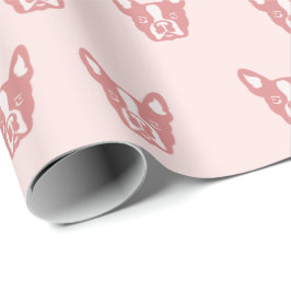 Presente Papel de envolvimento do buldogue francês