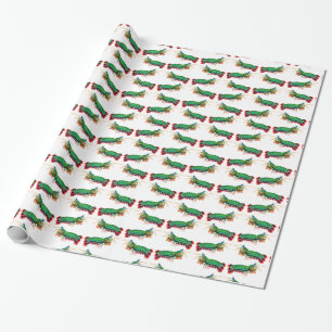 Presente Papel de envolvimento do camarão de louva-a-deus