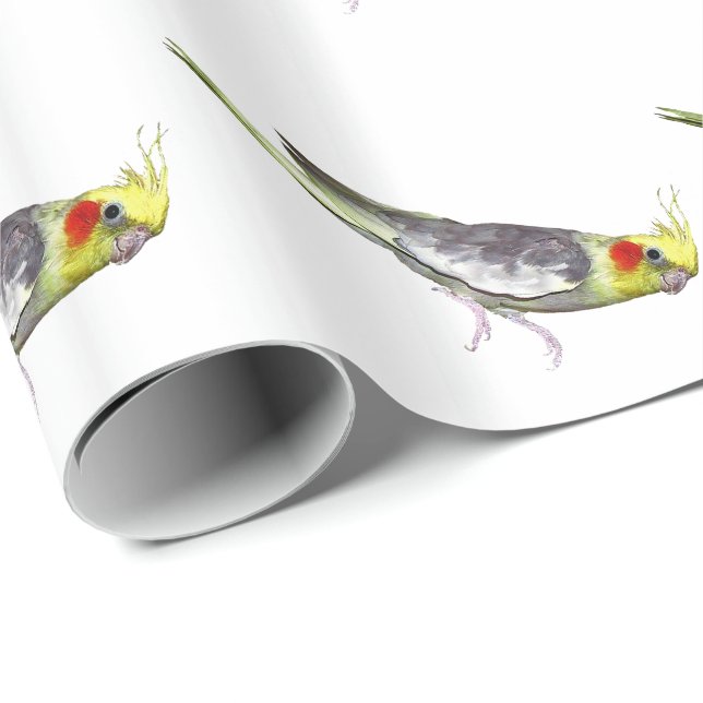 Presente Papel de envolvimento do Cockatiel (Ponta do rolo)