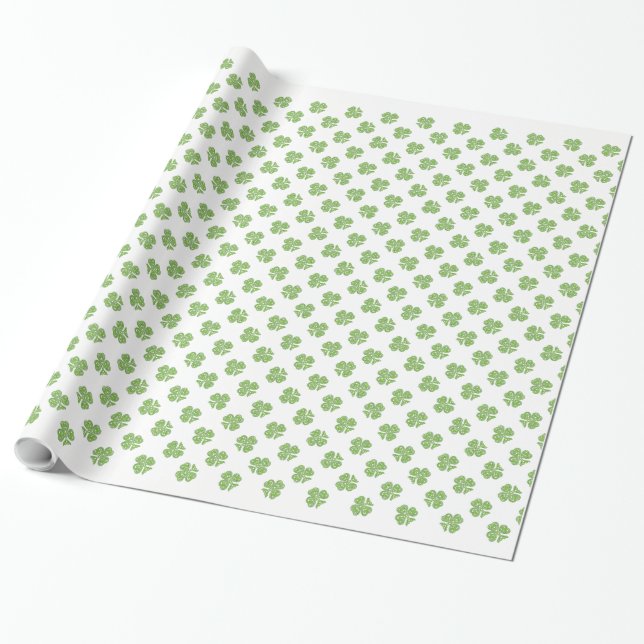 Presente Papel de envolvimento do dia de St Patrick celta (Desenrolado)