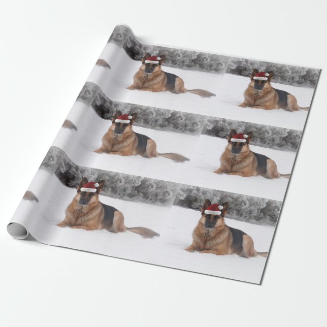 Presente Papel de envolvimento do feriado do german (Desenrolado)