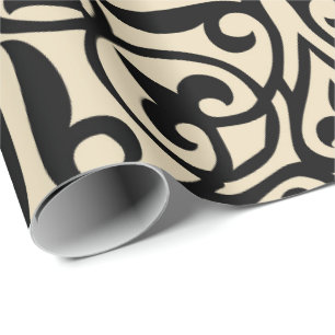 Presente Papel de envolvimento do Fretwork