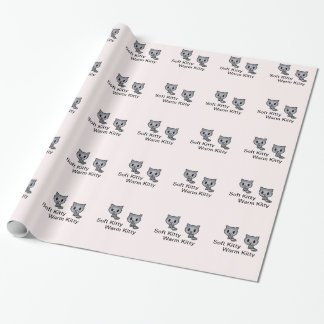 Presente Papel de envolvimento do gato do gatinho