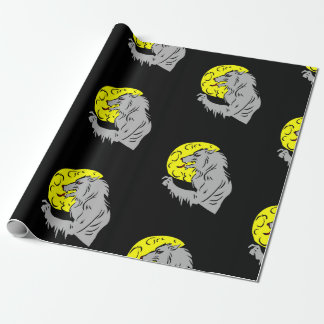 Presente Papel de envolvimento do HOMEM-LOBO