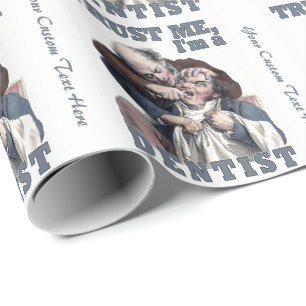Presente Papel de envolvimento do humor do DENTISTA
