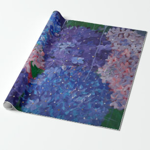 Presente Papel de envolvimento do Hydrangea - design