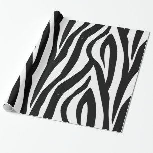Presente Papel de envolvimento do impressão da zebra