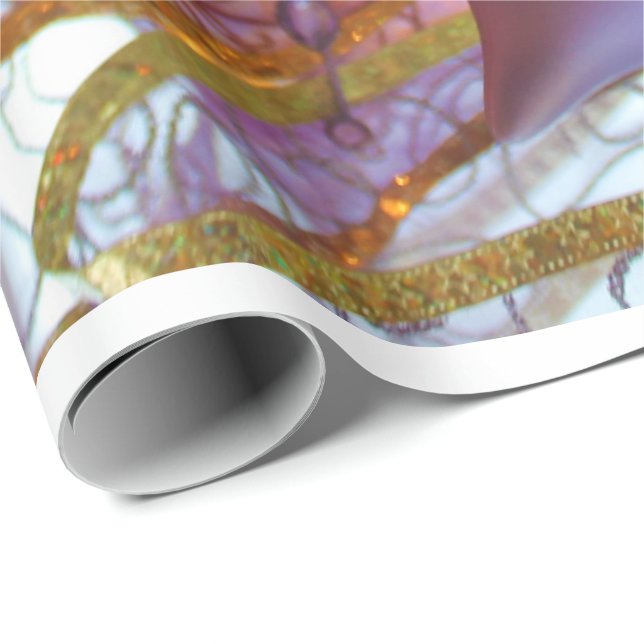 Presente Papel de envolvimento do Natal (Ponta do rolo)