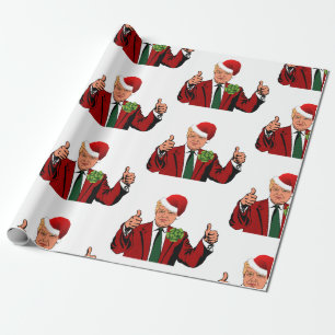 Presente papel de envolvimento do Natal de Papai Noel
