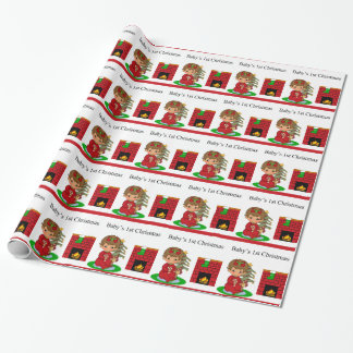Presente Papel de envolvimento do Natal do bebê ø