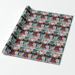 Presente Papel de envolvimento do Natal - motivação do