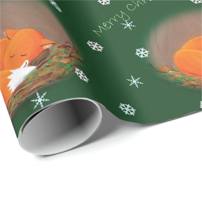 Presente Papel de envolvimento do Natal para miúdos com (Ponta do rolo)