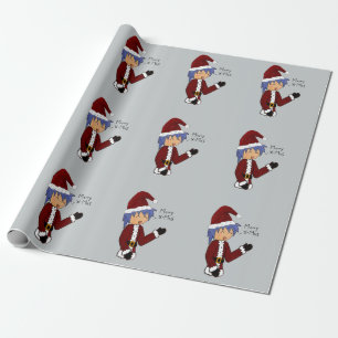 Presente Papel de envolvimento do papai noel do Anime