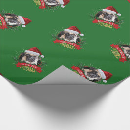 Presente Papel de envolvimento do Pug