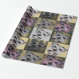 Presente Papel de envolvimento do Schnauzer para todas as