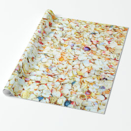 Presente Papel de envolvimento do Seashell