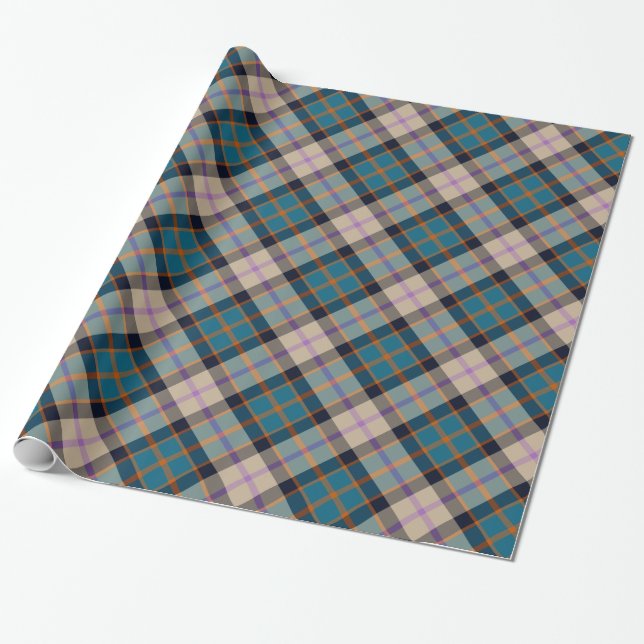 Presente Papel de envolvimento do Tartan de Williamson (Desenrolado)