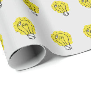 Presente Papel de envolvimento do teste padrão da ideia da