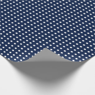 Presente Papel de envolvimento dos azuis marinhos com