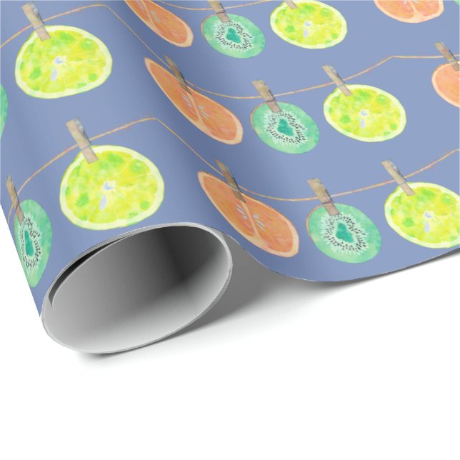 Presente Papel de envolvimento dos frutos secos (Ponta do rolo)