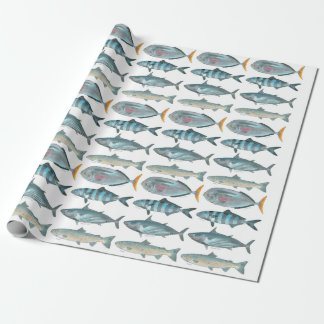 Presente Papel de envolvimento dos peixes