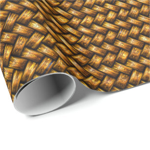 Presente Papel de envolvimento Dourado das opções da imag
