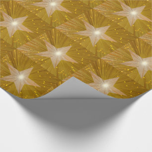 Presente Papel de envolvimento Dourado do impressão da