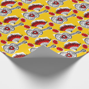 Presente Papel de envolvimento espanhol das lembranças