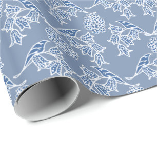 Presente Papel de envolvimento étnico do impressão floral