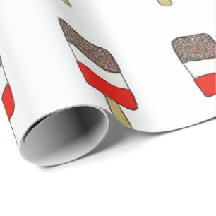 Presente Papel de envolvimento fabuloso do Lolly
