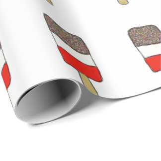 Presente Papel de envolvimento fabuloso do Lolly