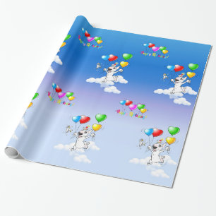 Presente Papel de envolvimento "feliz aniversario " de bull