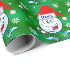 Presente Papel de envolvimento feliz personalizado do Natal