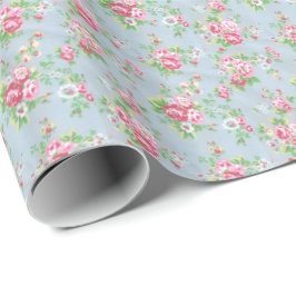 Presente Papel de envolvimento floral