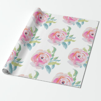 Presente Papel de envolvimento floral atual estúpido