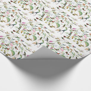 Presente Papel de envolvimento floral das flores dos