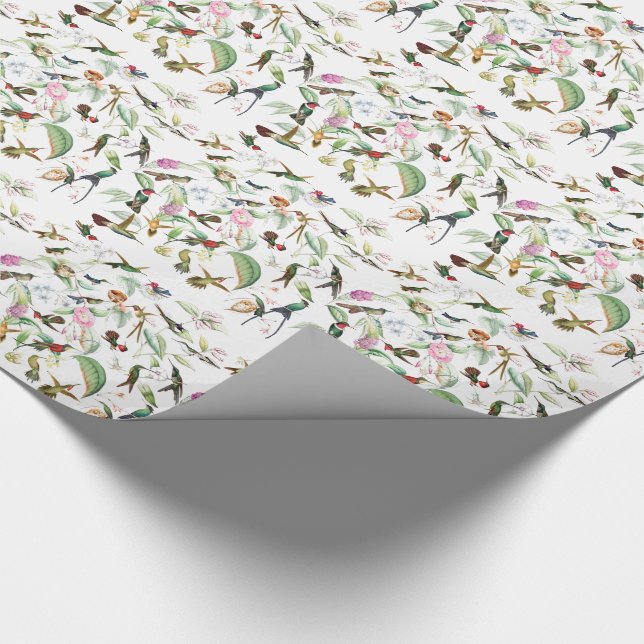 Presente Papel de envolvimento floral das flores dos (Ponta)