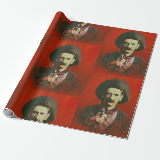 Presente Papel de envolvimento foragido ocidental do