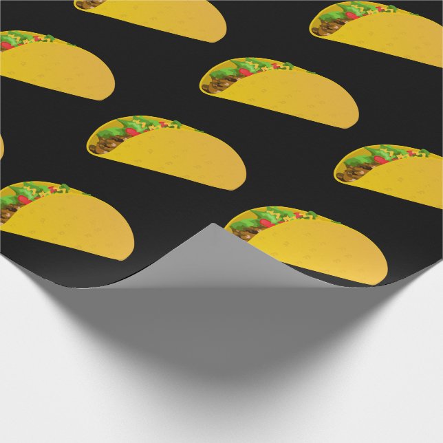 PRESENTE PAPEL DE ENVOLVIMENTO FUNNY TACO TACOS (Ponta)