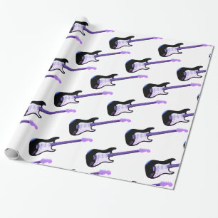 Presente Papel de envolvimento, guitarra baixa