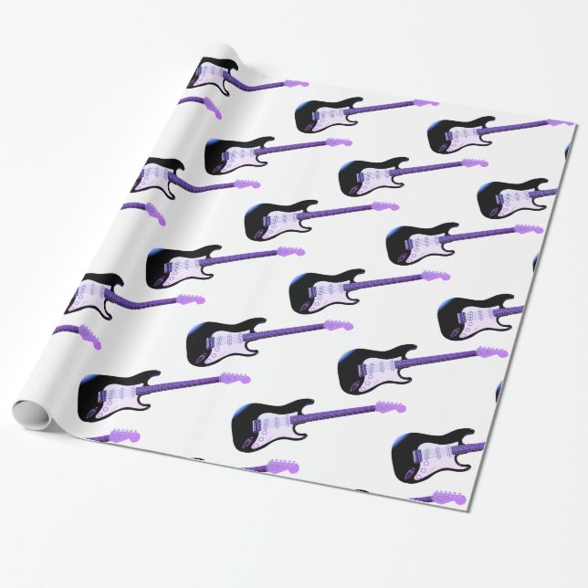 Presente Papel de envolvimento, guitarra baixa (Desenrolado)